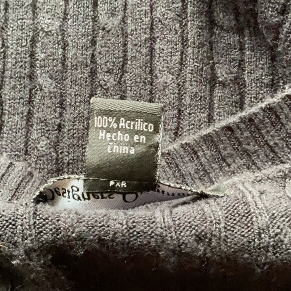 Designers Originals Black Crew Neck Sweater Luxelon Knit Women XL Acrylic - Picture 5 of 9